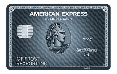 The Graphite Business Cash Unlimited Card from American Express card art