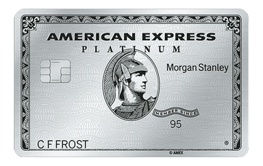 The Platinum Card from American Express Exclusively for Morgan Stanley card art