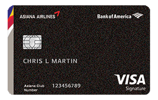 Asiana Airlines Visa Signature Card card art