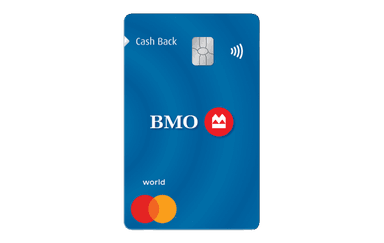 BMO Cash Back Mastercard card art
