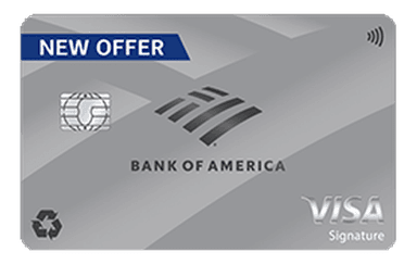 Bank of America Unlimited Cash Rewards card art