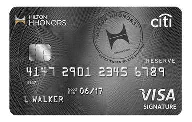 Citi Hilton HHonors Reserve Card card art