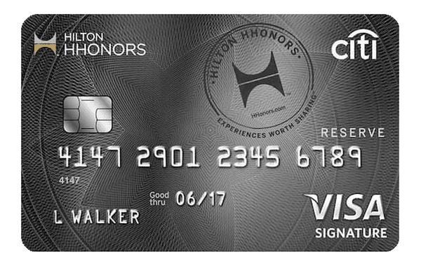 Citi Hilton HHonors Reserve Card card art