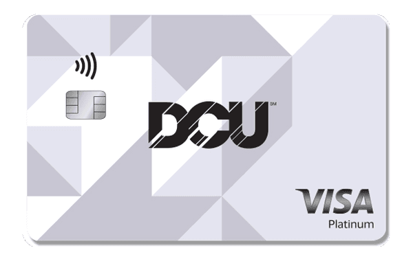DCU Visa Platinum Credit Card card art