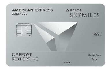 Delta SkyMiles Platinum Business Amex card art