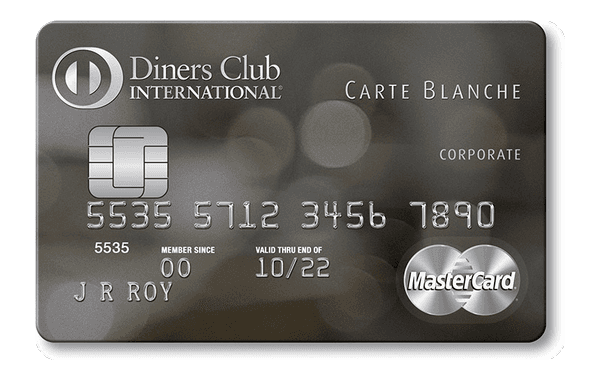 Diners Club Carte Blanche card art