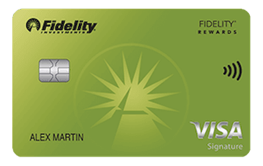 Fidelity Rewards Visa Signature card art
