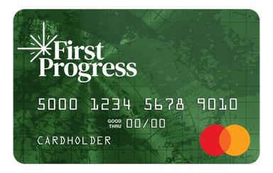 First Progress Platinum Prestige Secured Mastercard card art