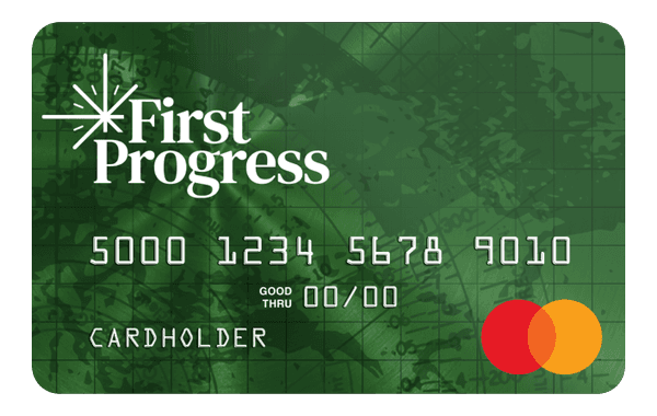 First Progress Platinum Prestige Secured Mastercard card art