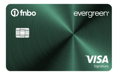 FNBO Evergreen Visa card art