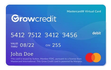Grow Credit Mastercard card art
