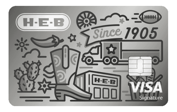 H-E-B Visa Signature card art