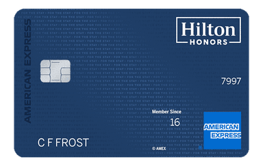 Hilton Honors American Express Surpass Card card art