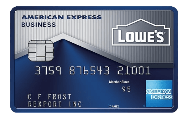 Lowe's Business Rewards American Express card art