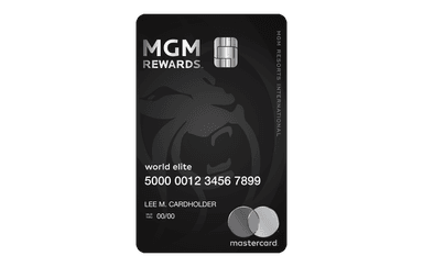 MGM Rewards World Elite Mastercard card art