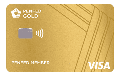 PenFed Gold Visa card art