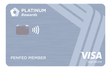 PenFed Platinum Rewards Visa Signature card art
