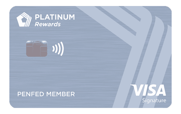 PenFed Platinum Rewards Visa Signature card art