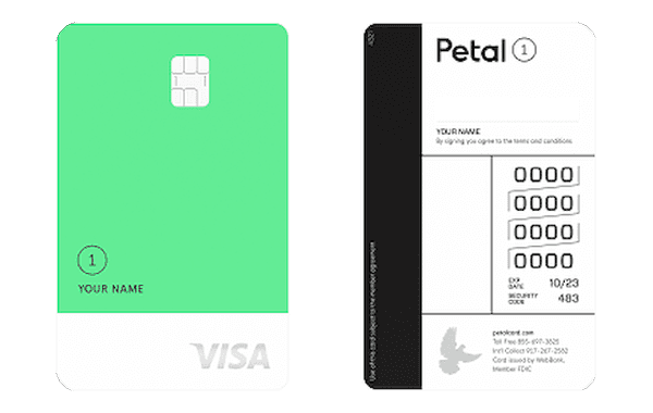 Petal 1 Visa card art