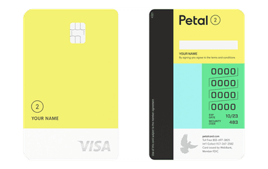 Petal 2 Visa card art