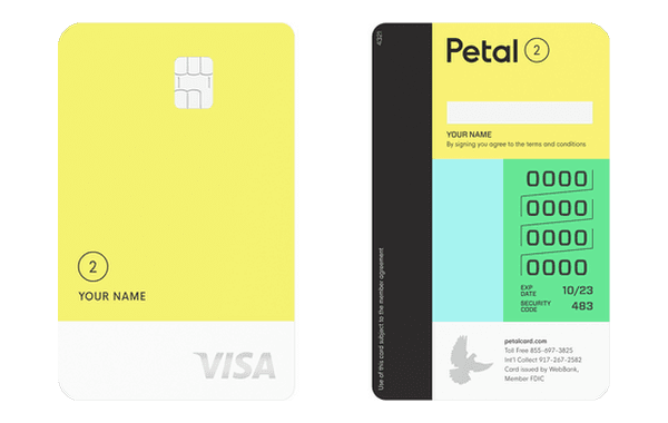 Petal 2 Visa card art
