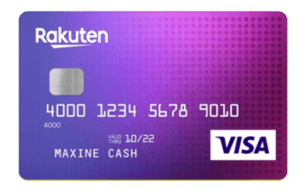 Rakuten Cash Back Visa card art