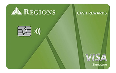 Regions Cash Rewards Visa card art