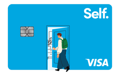 Self Secured Visa card art