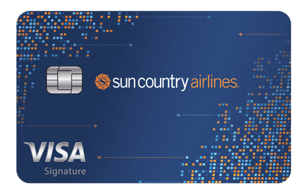 Sun Country Airlines Visa Signature Card card art