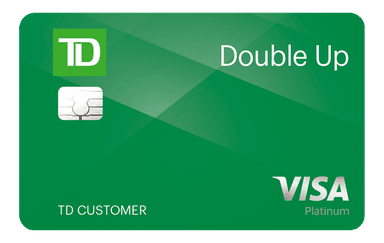 TD Double Up Credit Card card art