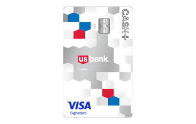 U.S. Bank Cash+ Visa Signature card art