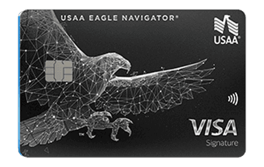 USAA Eagle Navigator Visa Signature card art