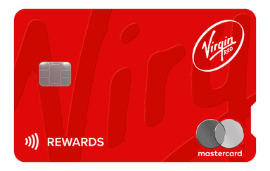Virgin Red Rewards World Elite Mastercard card art