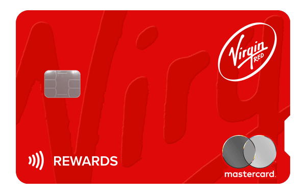 Virgin Red Rewards World Elite Mastercard card art