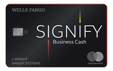 Wells Fargo Signify Business Cash Card card art