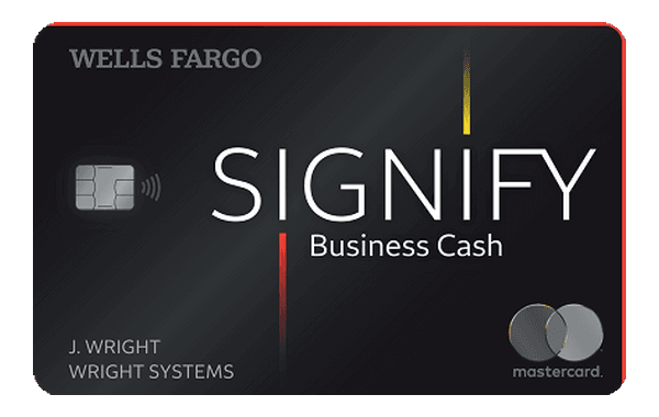 Wells Fargo Signify Business Cash Card card art