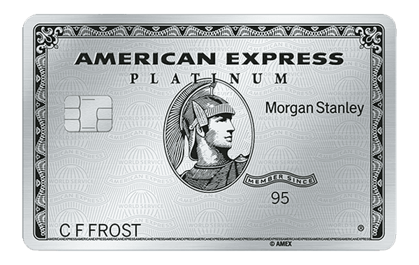The Platinum Card from American Express Exclusively for Morgan Stanley card art