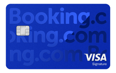 Booking.com Genius Rewards Visa Signature card art