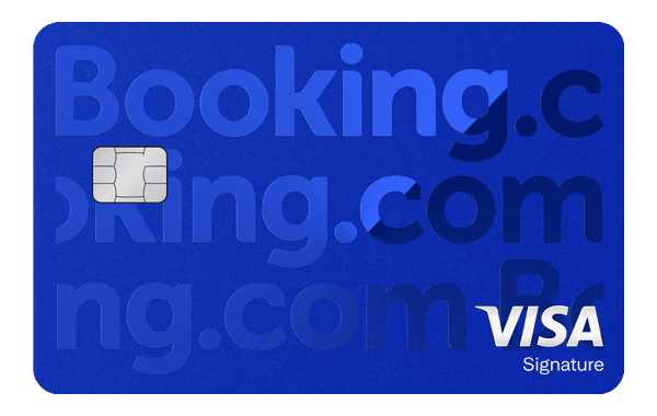 Booking.com Genius Rewards Visa Signature card art