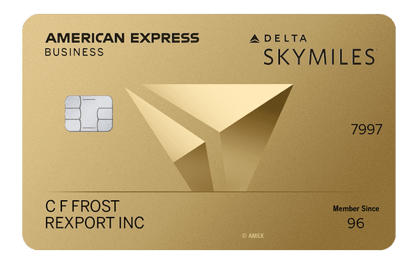 Delta SkyMiles Gold Business Amex card art