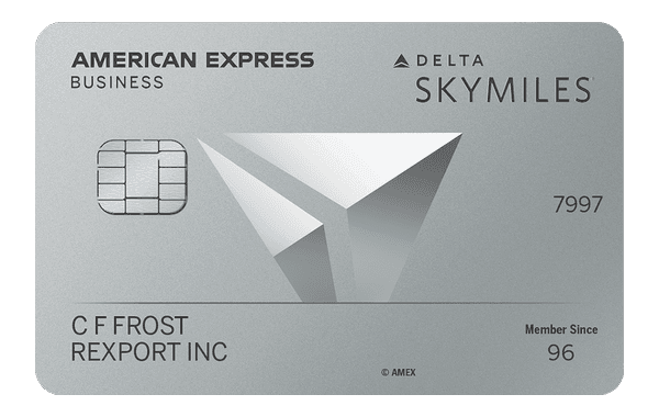Delta SkyMiles Platinum Business Amex card art